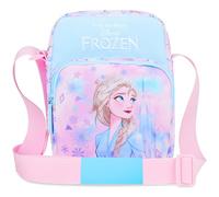 Disney Stitch Borsetta Bambina Adolescenti Borsa Tracolla con Cinturino Regolabile per Giornate Shopping Regalo Ragazza (Blu Frozen)