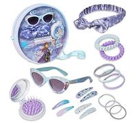 Disney Stitch Borsetta Bambina Carino Borsa Tracolla Ragazza con Accessori per Capelli e UV400 Occhiali da Sole Idee Regalo (Blu/Viola Frozen)