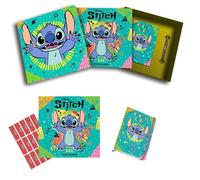 Disney Stitch Calendario 2026, set regalo con calendario, diario A5 e penna con adesivi per organizzazione inclusi
