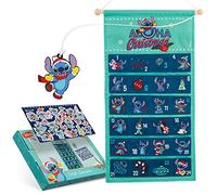 Disney Stitch Calendario Avvento 2025 Bambina Adolescenti Gioielleria o DIY Riempi il Tuo Countdown Natale Calendari Avvento Idee Regalo (Calendario da parete cucito)