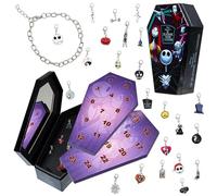 Disney Stitch Calendario Avvento 2025 Bambina Adolescenti Gioielleria o DIY Riempi il Tuo Countdown Natale Calendari Avvento Idee Regalo (Gioielli neri)