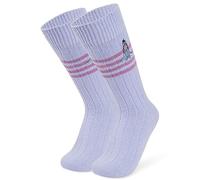 Disney Stitch Calze Donna - Calze Antiscivolo a Pantofola Calzettoni Casa Caldo Pile Taglia Unica Baby Yoda Ih Oh Minou Daisy (Viola Ih Oh, 35-41 EU)