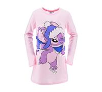 Disney Stitch Camicia da Notte per Ragazze, Lunga Camicia da Notte in Morbido Cotone, Regalo per Adolescenti, Taglie 10 a 16 Anni (Rosa, 10 Anni)