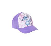 Disney Stitch Cappellino da sole per bambini e bambine, estivo, protezione solare, da baseball, a partire dai 3 anni, regolabile, lilla., 52