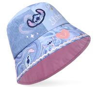 Disney Stitch Cappello Pescatore Bambina, Sole Cappellini Bambini per Estate