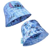 Disney Stitch Cappello Pescatore Bambina, Sole Cappellini Bambini per Estate