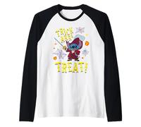Disney Stitch Captain Hook Costume Trick Arr Treat Halloween Maglia con Maniche Raglan