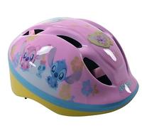 Disney Stitch - Casco da bici per bambini, 52-56 cm, quadrante regolabile, con ventilazione, extra leggero, con licenza ufficiale, design Stitch Disney per la sicurezza in bicicletta, rosa