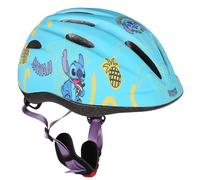 DISNEY Stitch Casco da bici per ragazzi, leggero, turchese, regolabile 48-52 cm