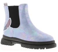 Disney Stitch Character Stivaletti alla Caviglia da Ragazza Stivali Chelsea Viola con Glitter da Ragazza, Viola, 30 EU