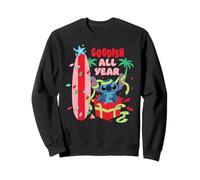 Disney Stitch Christmas Goodish all Year Funny Holiday Felpa