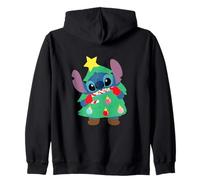 Disney Stitch Christmas Tree Costume Cute Funny Holiday Felpa con Cappuccio