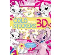 Disney Stitch - Colo avec stickers 3D (Angel) - Avec des stickers en relief pour décorer tes colos !