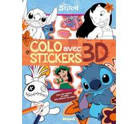 Disney Stitch - Colo avec stickers 3D (Stitch et Souillon) - Avec des stickers en relief pour décorer tes colos !