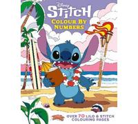 Disney Stitch Colour By Numbers (Tascabile)