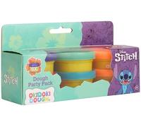 Disney Stitch - Confezione da 6 lattine per impastare colorati, giocattolo creativo per ragazze, plastilina non tossica per bambini, motivo divertente, Play Dough Lilo & Stitch