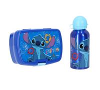 Disney Stitch - Contenitore per il pranzo per bambini, 2 pezzi, ideale per scuola, asilo e gite