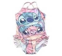 Disney Stitch Costume da Bagno Intero Bambina e Ragazza 3-12 Anni | Tessuto Elastico Comfort | Design Colorato Licenza Ufficiale | Mare Piscina Estate [3254 Rosa - 12 Anni]