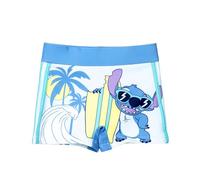 Disney Stitch - Costume da bagno per bambini, pantaloncini da bagno da boxer, Stitch, costume da bagno per bambini, taglie 4-10 anni, multicolore, 4 anni