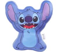 Disney Stitch Cuscini Peluche 3D Divertenti per Divano o Letto, Cuscino Decorativo per Bambini e Donne, Regali Bambini (Blu Stitch, L34 x W32)