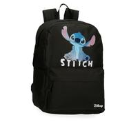 Disney Stitch Cute Bagaglio- Borsa da corriere, Unisex - Bambini e ragazzi, Nero, Taglia unica