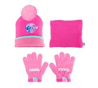 Disney Stitch e Angel Cappello, Sciarpa e Guanti per Ragazze, Cappello Invernale Regalo per Bambina