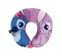 Disney Stitch e Angel Cuscino da Viaggio per il Collo, Cuscino per il Collo in Memory Foam, Cuscino da Viaggio dal Design Regolabile, Regalo per Ragazze e Adolescenti