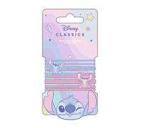 Disney Stitch - Elastici per capelli per ragazze e donne, elastici per coda di cavallo con ciondolo a punto - 8 pezzi