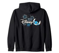 Disney Stitch & Fireworks 2026 Disney Trip Vacation Felpa con Cappuccio