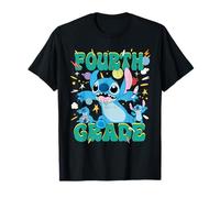 Disney Stitch Fourth Grade Back to School 1st Day of School Maglietta