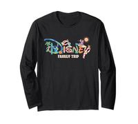 Disney Stitch & Friends Logo "Family Trip" Matching Vacation Maglia a Manica