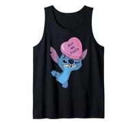 Disney Stitch Funny Valentine's Day "Buy Me Pizza" Heart Canotta