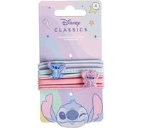 Disney Stitch - Elastici per capelli per ragazze e donne, elastici per coda di cavallo con ciondolo a punto - 8 pezzi