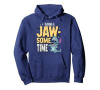 Disney Stitch Halloween Shark Costume Having a Jawsome Time Felpa con Cappuccio