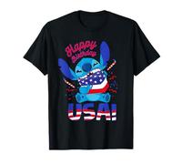 Disney Stitch Happy Birthday USA Independence Day 250 Years Maglietta