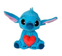 Simba Stitch With Heart Teddy 25 Cm Blu Bambini