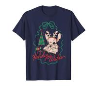 Disney Stitch Holiday Wishes Christmas Artist's Sketch Maglietta