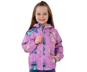 Disney Stitch Impermeabile Bambina, Impermeabili Giacca Lilo E Stitch, Cappotto Bambino, Giacca Impermeabile Angel, Viola 8-9 Anni