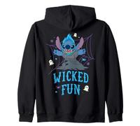 Disney Stitch in Hades Costume Wicked Fun Halloween Villains Felpa con Cappuccio