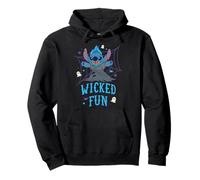 Disney Stitch in Hades Costume Wicked Fun Halloween Villains Felpa con Cappuccio