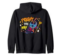 Disney Stitch in Jafar Costume Fright This Way Halloween Felpa con Cappuccio