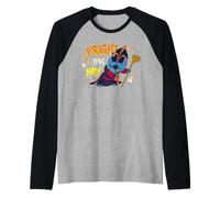 Disney Stitch in Jafar Costume Fright This Way Halloween Maglia con Maniche Raglan