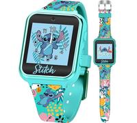 Disney Stitch Interactive Kids Smart Watch - Divertente apprendimento con 10 quadranti, giochi, contapassi e fotocamera, turchese, 40 mm, moderno
