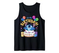 Disney Stitch It's My Birthday Cake Surprise Party Canotta