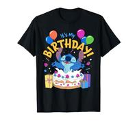 Disney Stitch It's My Birthday Cake Surprise Party Maglietta