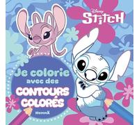 Disney Stitch - Je colorie avec des contours colorés