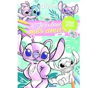 Disney Stitch - Je colorie mes amies - Angel - Stickers offerts