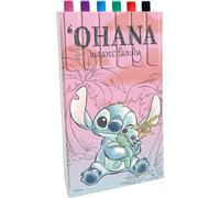 Disney Stitch Kids - Set di 6 pennarelli da colorare per il rientro a scuola