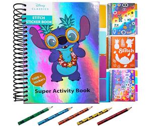 Disney Stitch Libri Adesivi Bambini Libro Stickers + 1000 Adesivi per Scrapbooking Attivita Creative per Bambini Idea Regalo