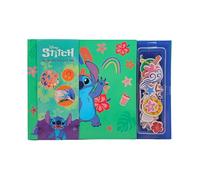 Disney Stitch - Libro magnetico per bambini dai 3 anni in su, set di attività magnetica con figure e scene, giocattolo educativo e adesivo | Gioco magnetico creativo per la casa e i viaggi | Regali